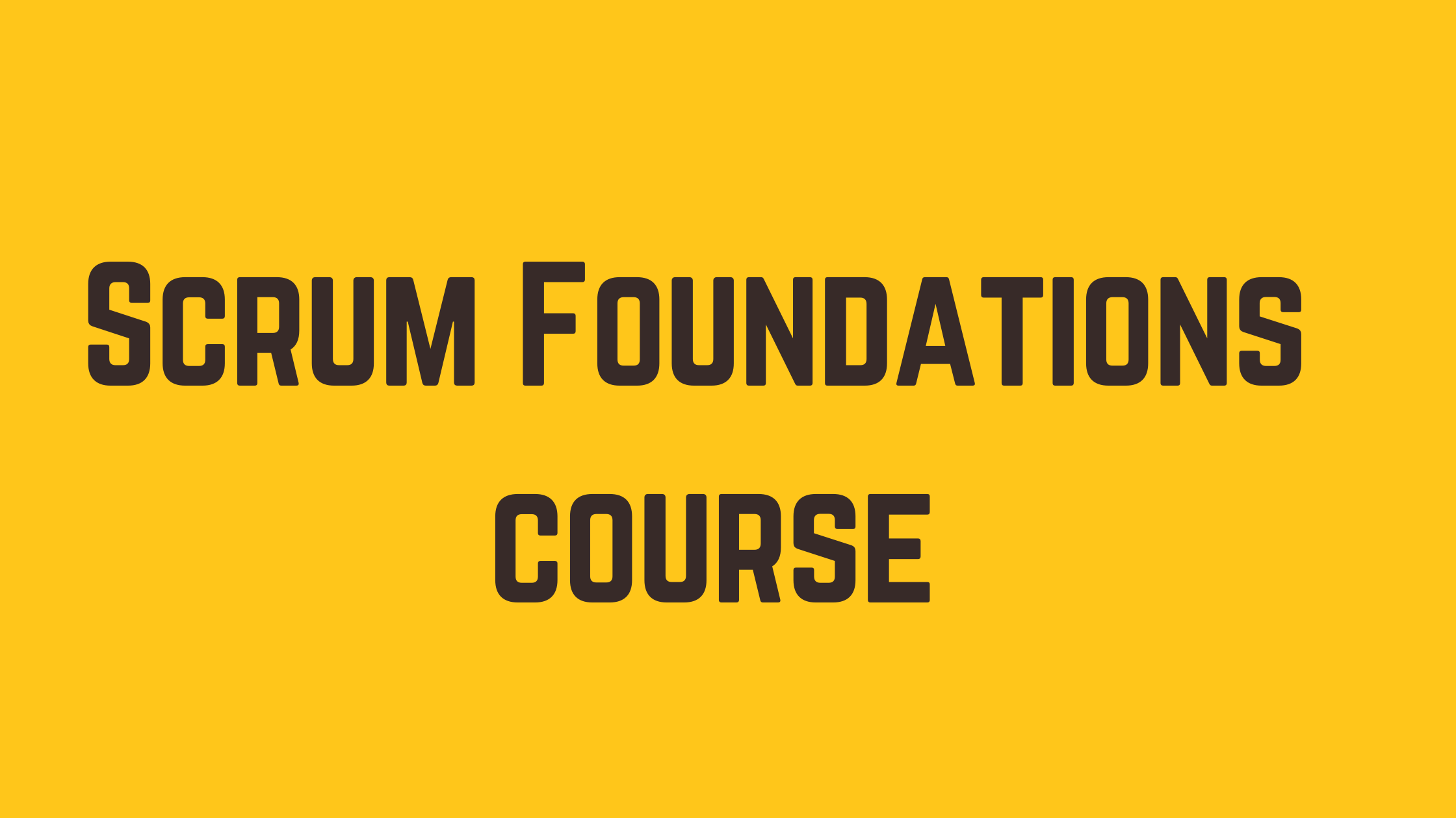 Scrum Foundations course-min